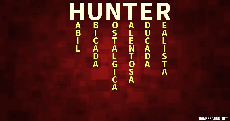 Acróstico hunter