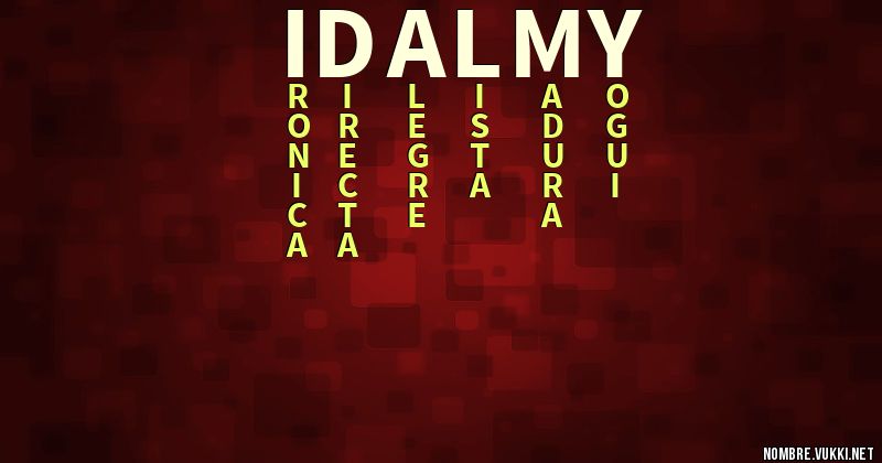 Acróstico idalmy