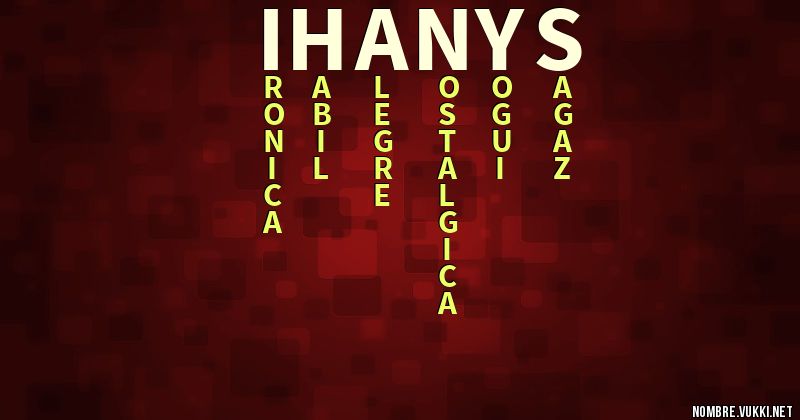 Acróstico ihanys