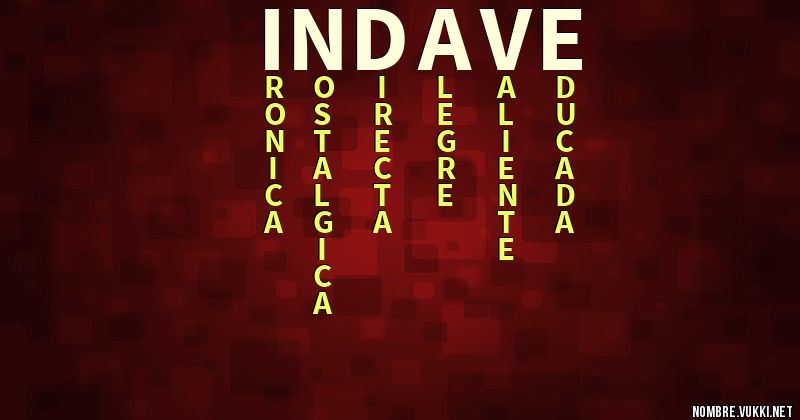 Acróstico indave