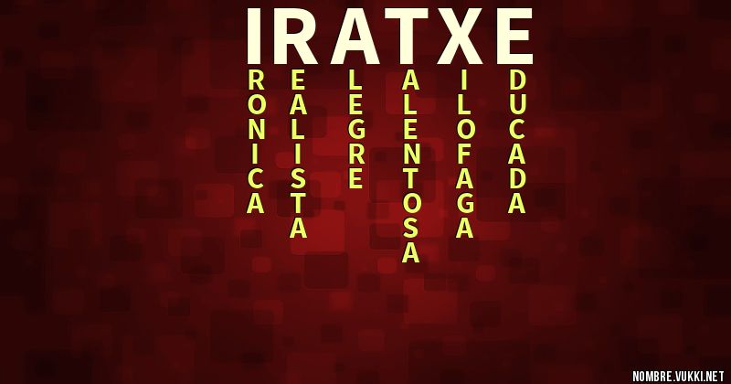 Acróstico iratxe