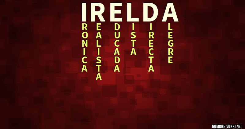 Acróstico irelda