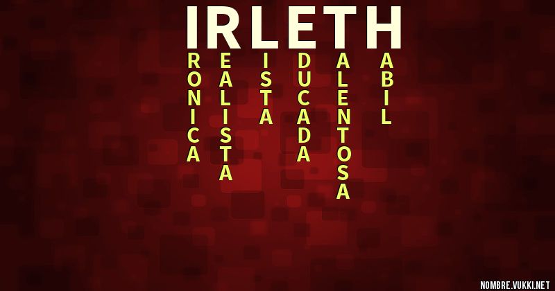 Acróstico irleth