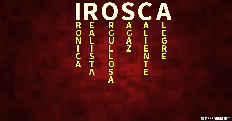 Acróstico irosca