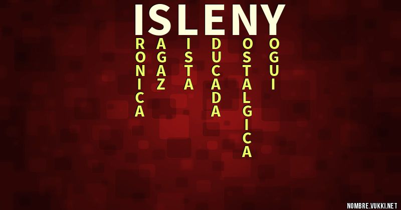 Acróstico isleny