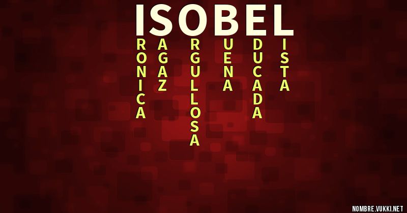 Acróstico isobel