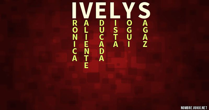 Acróstico ivelys