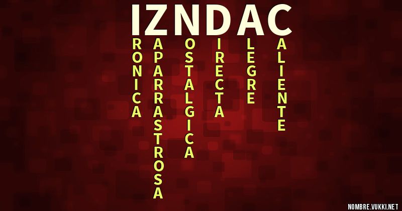 Acróstico izndac