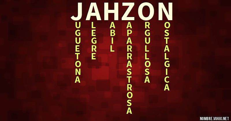 Acróstico jahzon