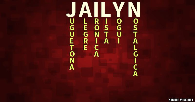 Acróstico jailyn