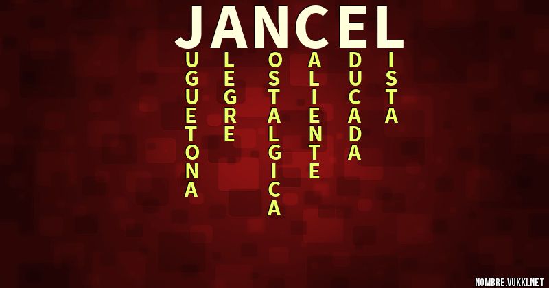 Acróstico jancel