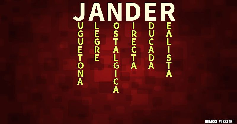 Acróstico jander