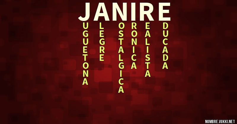 Acróstico janire