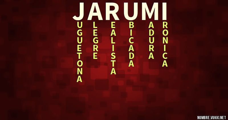 Acróstico jarumi