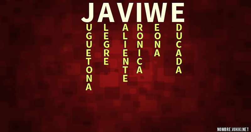 Acróstico javiwe