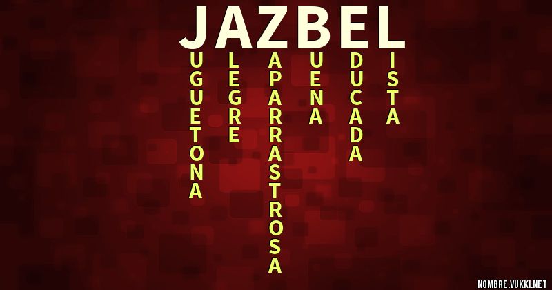 Acróstico jazbel