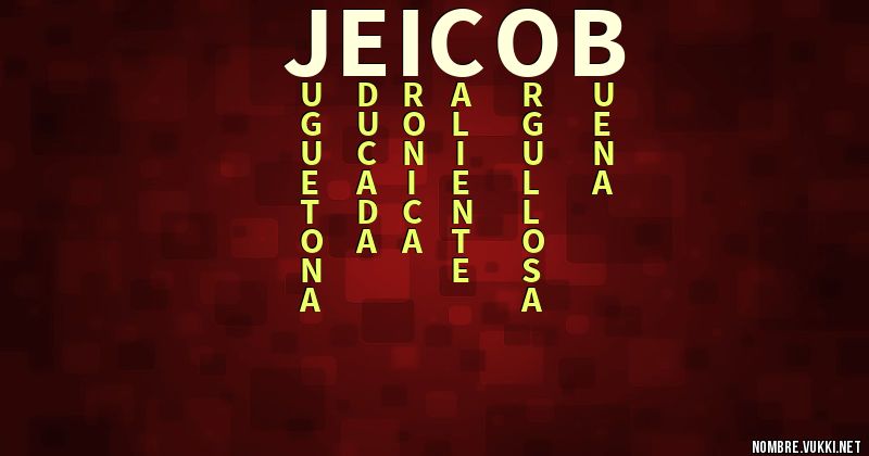 Acróstico jeicob