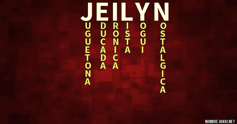 Acróstico jeilyn