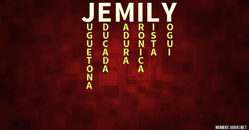 Acróstico jemily