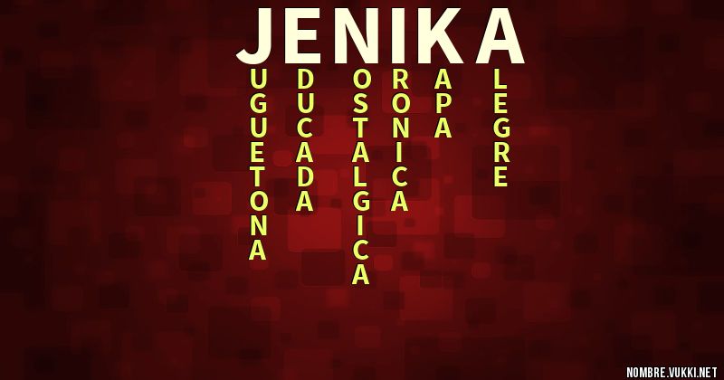 Acróstico jenika