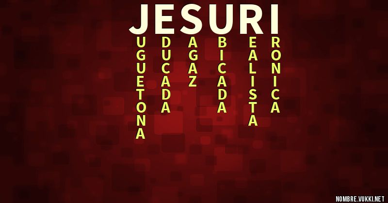 Acróstico jesuri