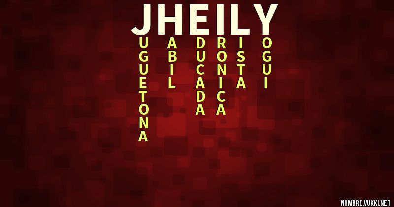 Acróstico jheily