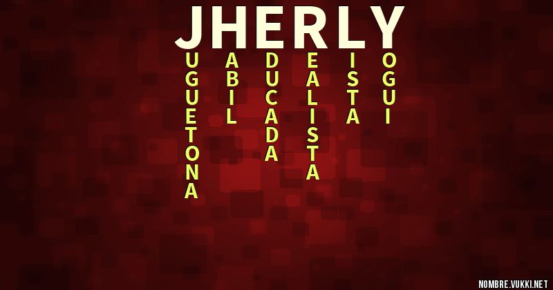 Acróstico jherly