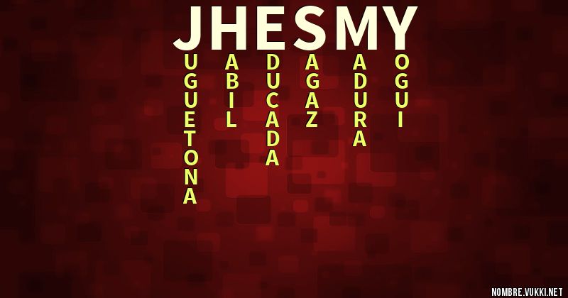 Acróstico jhesmy