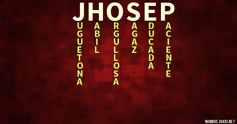 Acróstico jhosep