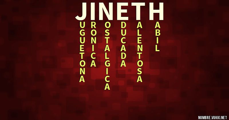 Acróstico jineth