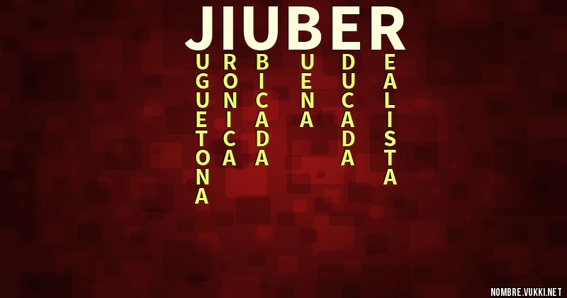 Acróstico jiuber