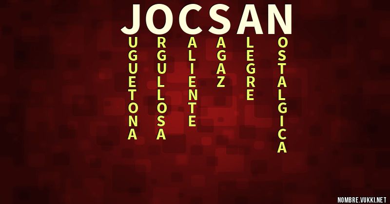 Acróstico jocsan
