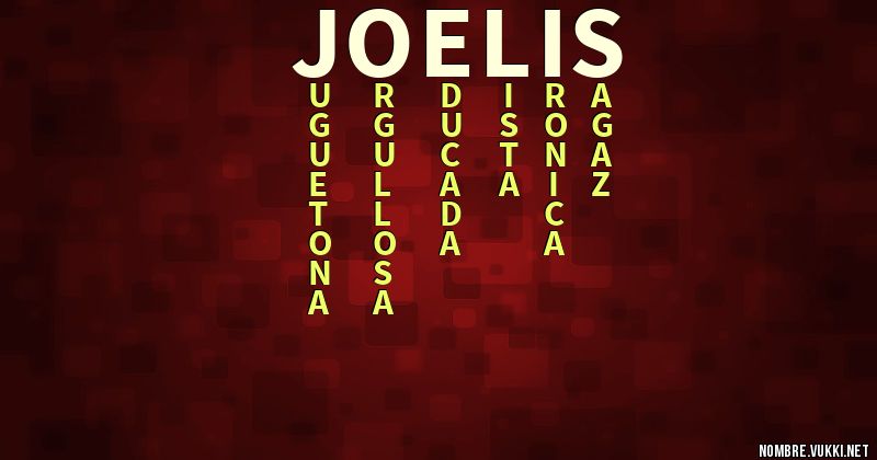 Acróstico joelis