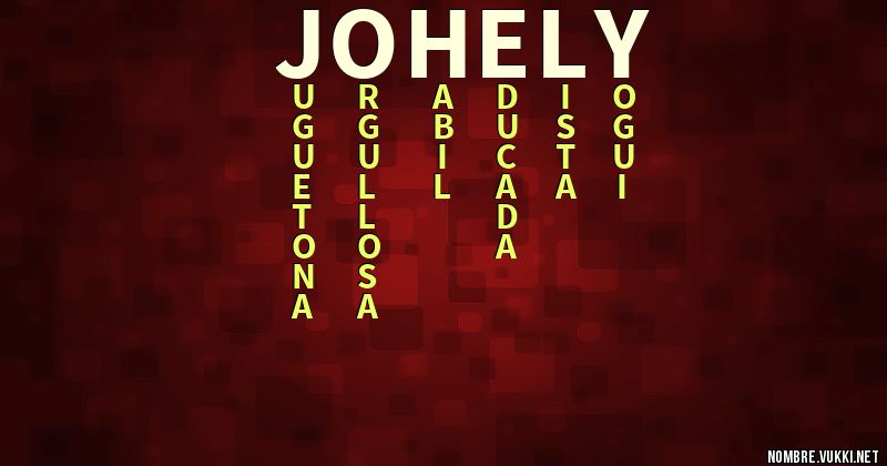 Acróstico johely