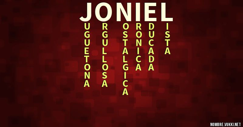 Acróstico joniel