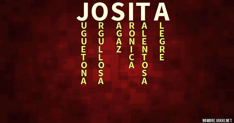 Acróstico josita