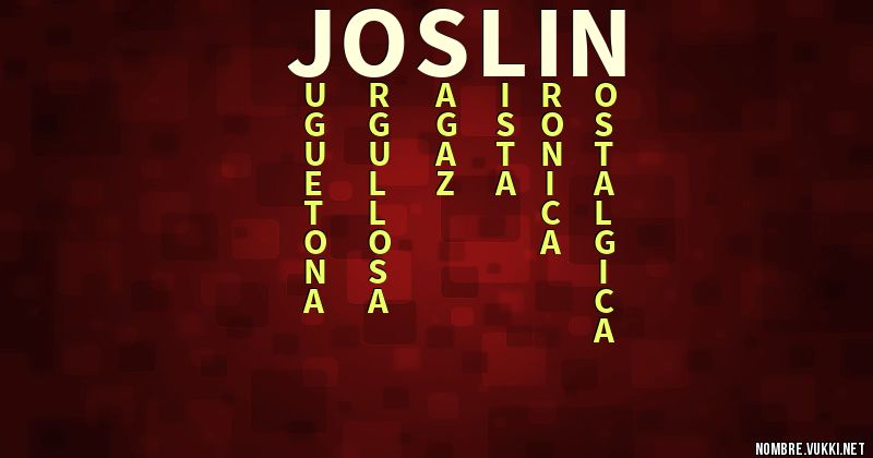 Acróstico joslin
