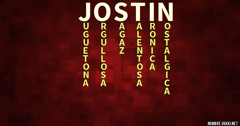 Acróstico jostin