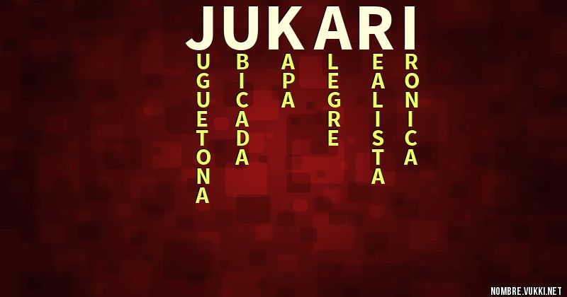 Acróstico jukari