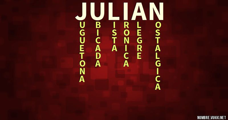 Acróstico julián