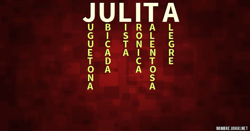 Acróstico julita