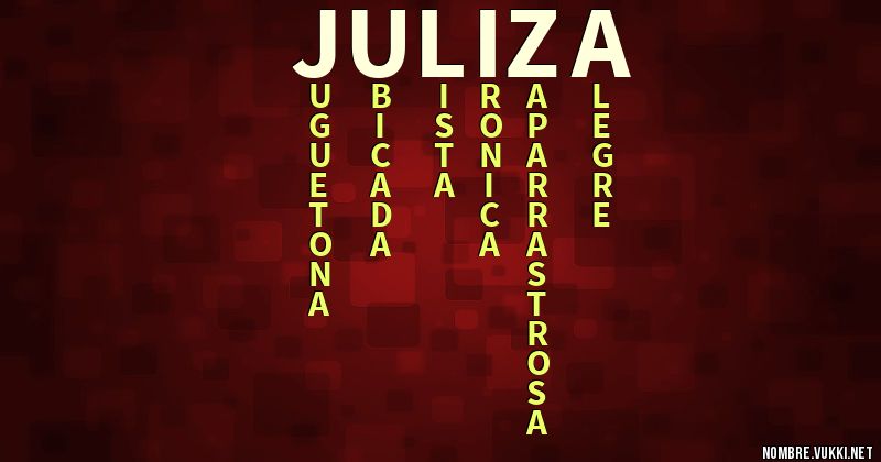 Acróstico juliza