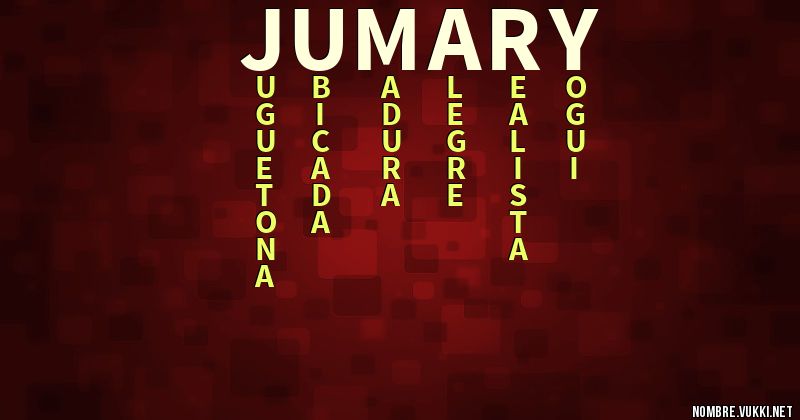 Acróstico jumary