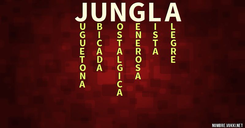 Acróstico jungla