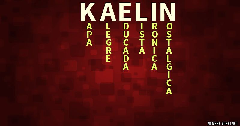 Acróstico kaelin
