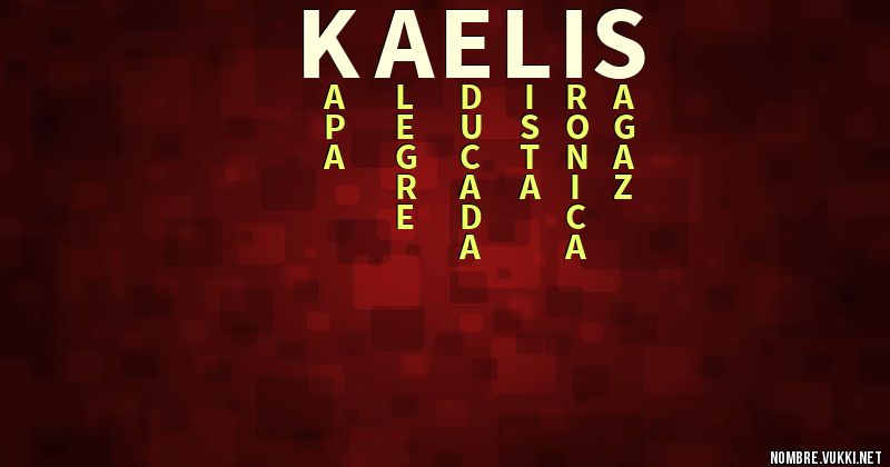 Acróstico kaelis