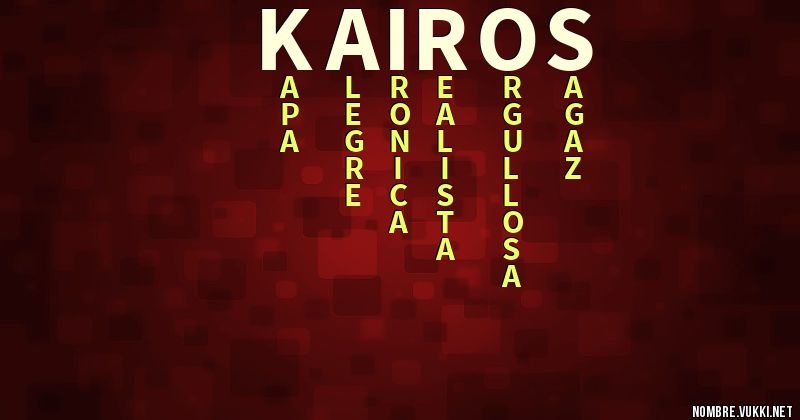 Acróstico kairos