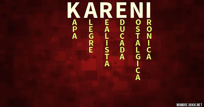 Acróstico kareni