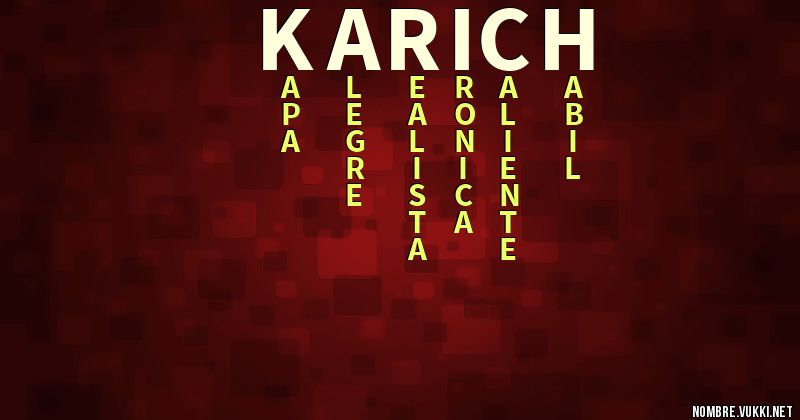 Acróstico karich
