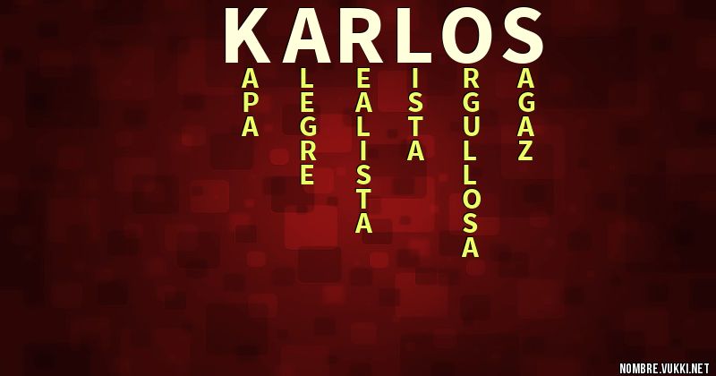 Acróstico karlos